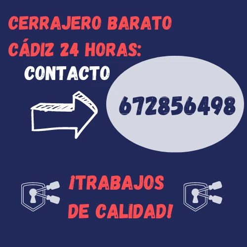 Contacto Cerrajero Barato Cádiz